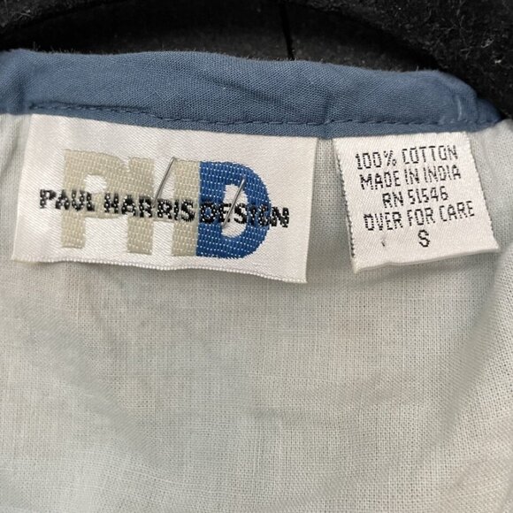 Paul Harris Design Blazer Jacket Embroidery Aztec Blue Green Women Size Small - Picture 4 of 13